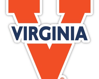 University of Virginia Cavaliers NCAA Collegiate 4 Inch Vinyl Decal