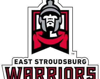 East Stroudsburg University 4 Inch State Shape - Sticker / Magnet Choice