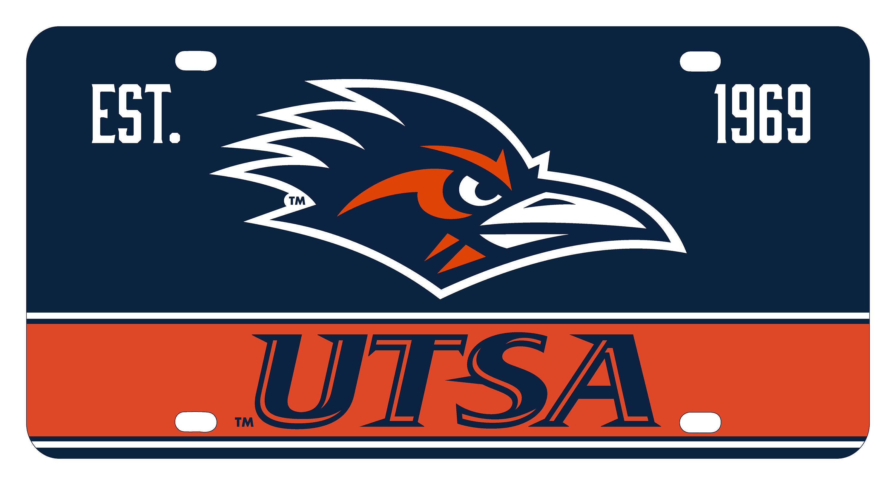 UTSA Road Runners Metal License Plate Etsy