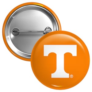 Tennessee Knoxville Volunteers Button Pin Officially Licensed – 3 Size Options