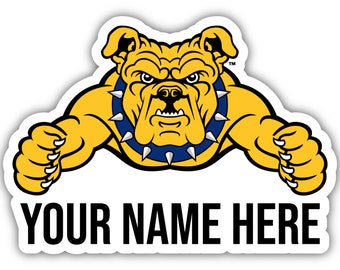 North Carolina A&T State Aggies Customizable Vinyl Sticker - Multiple Sizes Available