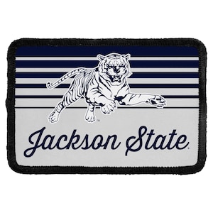 Jackson State University Officially Licensed Cloth Patch (Round or Rectangular)