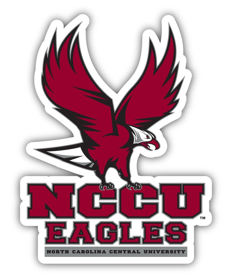 North Carolina Central Eagles Officially Licensed Vinyl Sticker - Multiple Sizes Available image 1
