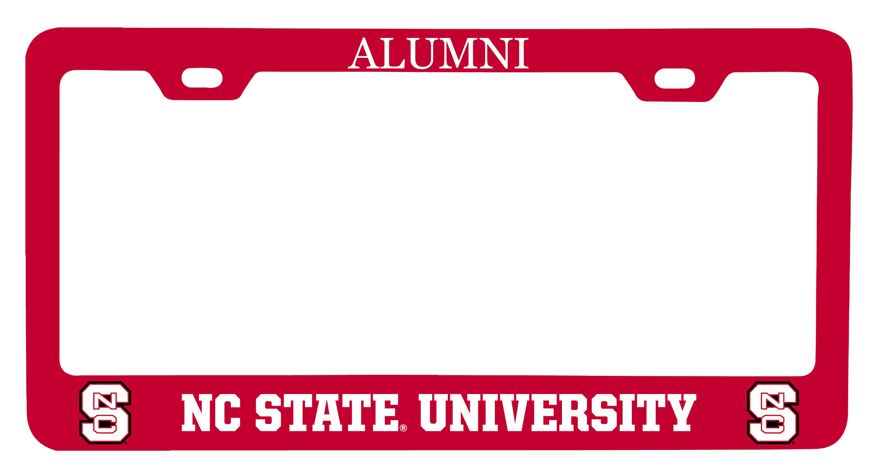 NC State Wolfpack College Alumni Metal License Plate Frame