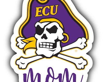 14k White Gold East Carolina University Pirates School Mascot Pendant 13x11mm 