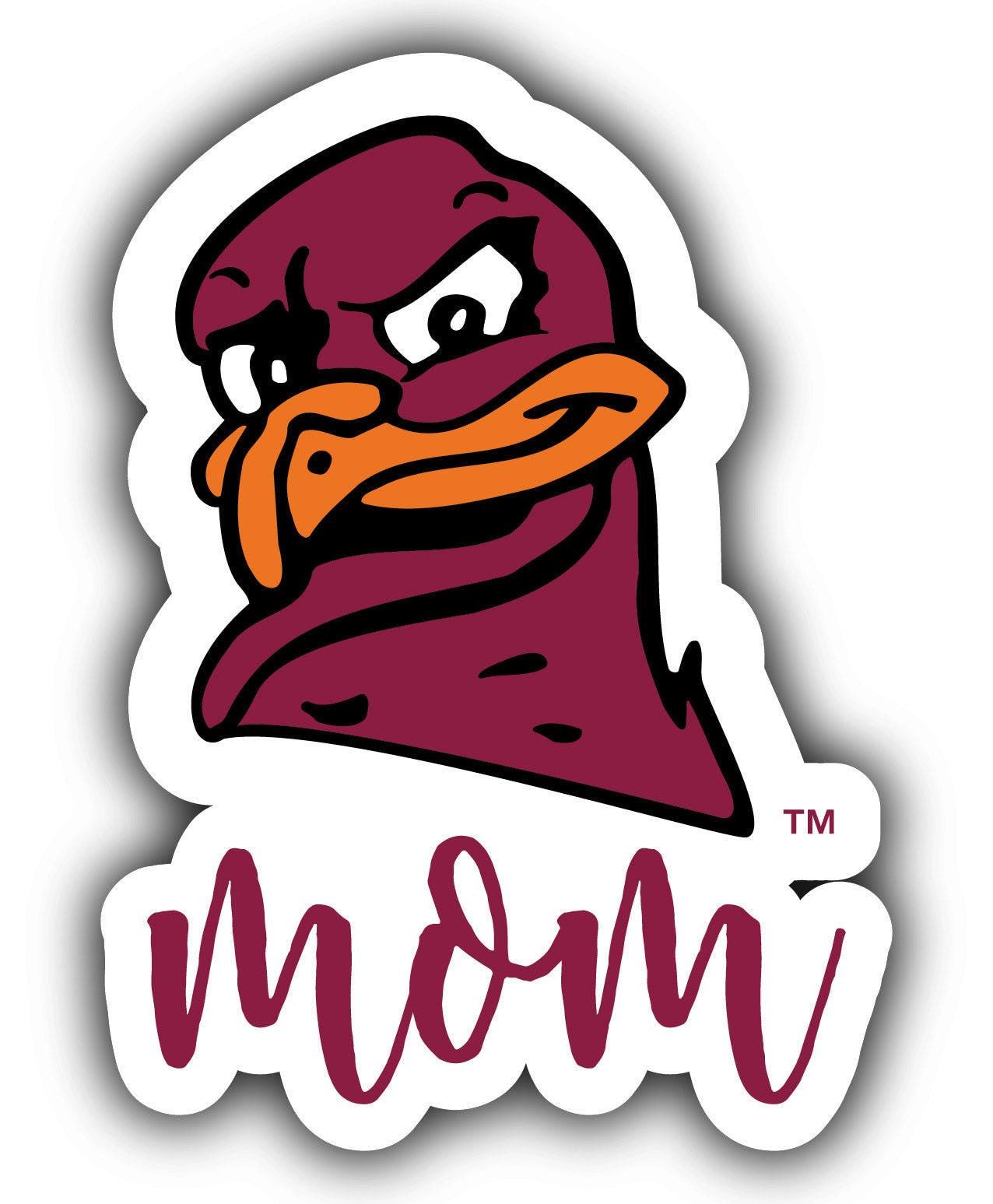 Virginia Tech Hokies 4-Inch Proud Family Die Cut Magnet/Sticker