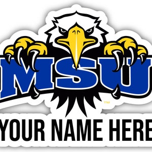 Morehead State University Customizable Vinyl Sticker - Multiple Sizes Available