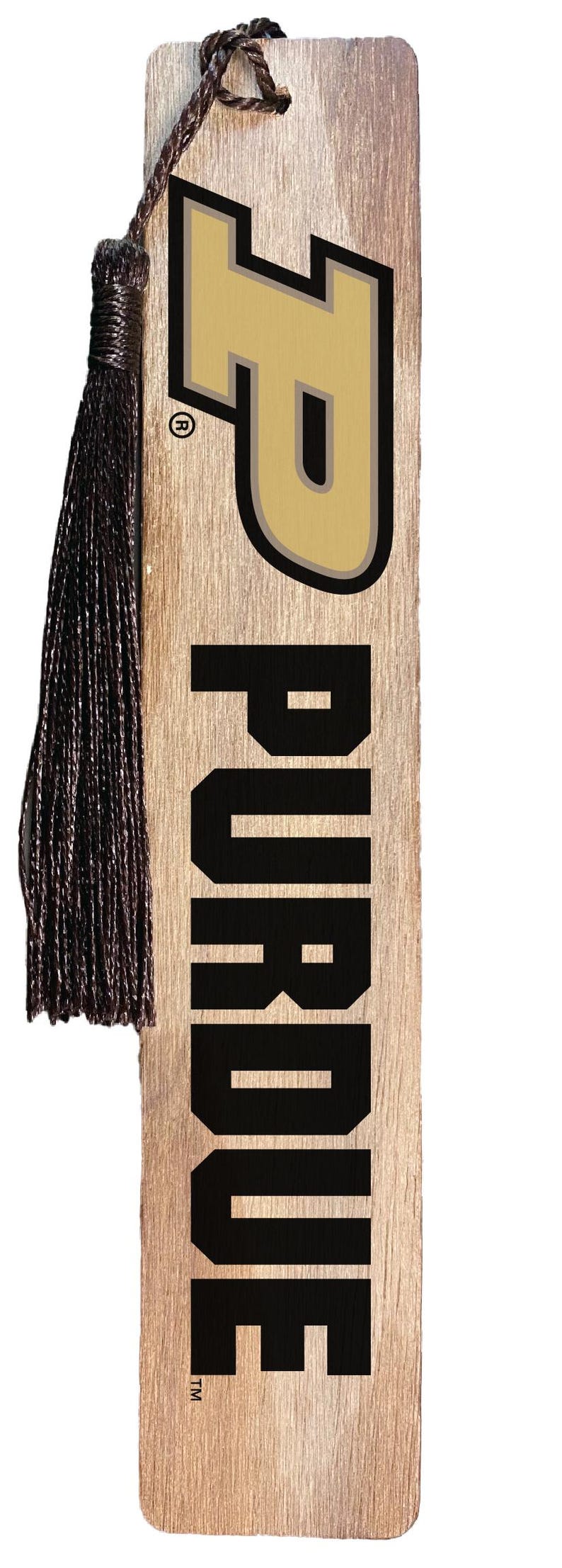 Purdue Boilermakers Officially Licensed Wooden Bookmark With Tassel - Etsy