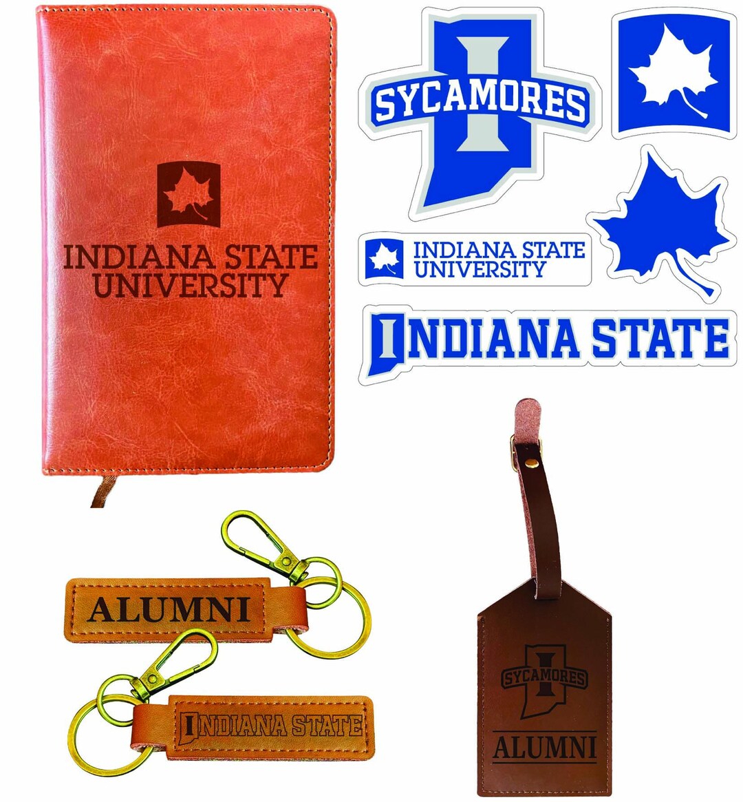 Indiana State University Graduation Gift Set – Journal, Alumni Keychain ...