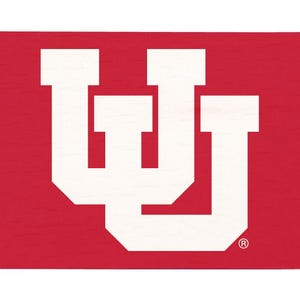 Utah Utes Officially Licensed Wooden Bottle Opener with Full Color or Engraved Design
