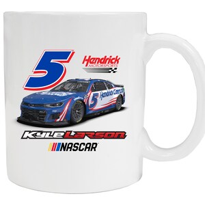 Kyle Larson #5 NASCAR Ceramic Coffee Mug - Car Design