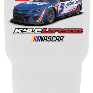 Nascar # 5 Kyle Larson 24 oz Insulated Stainless Steel Tumbler - Car Design