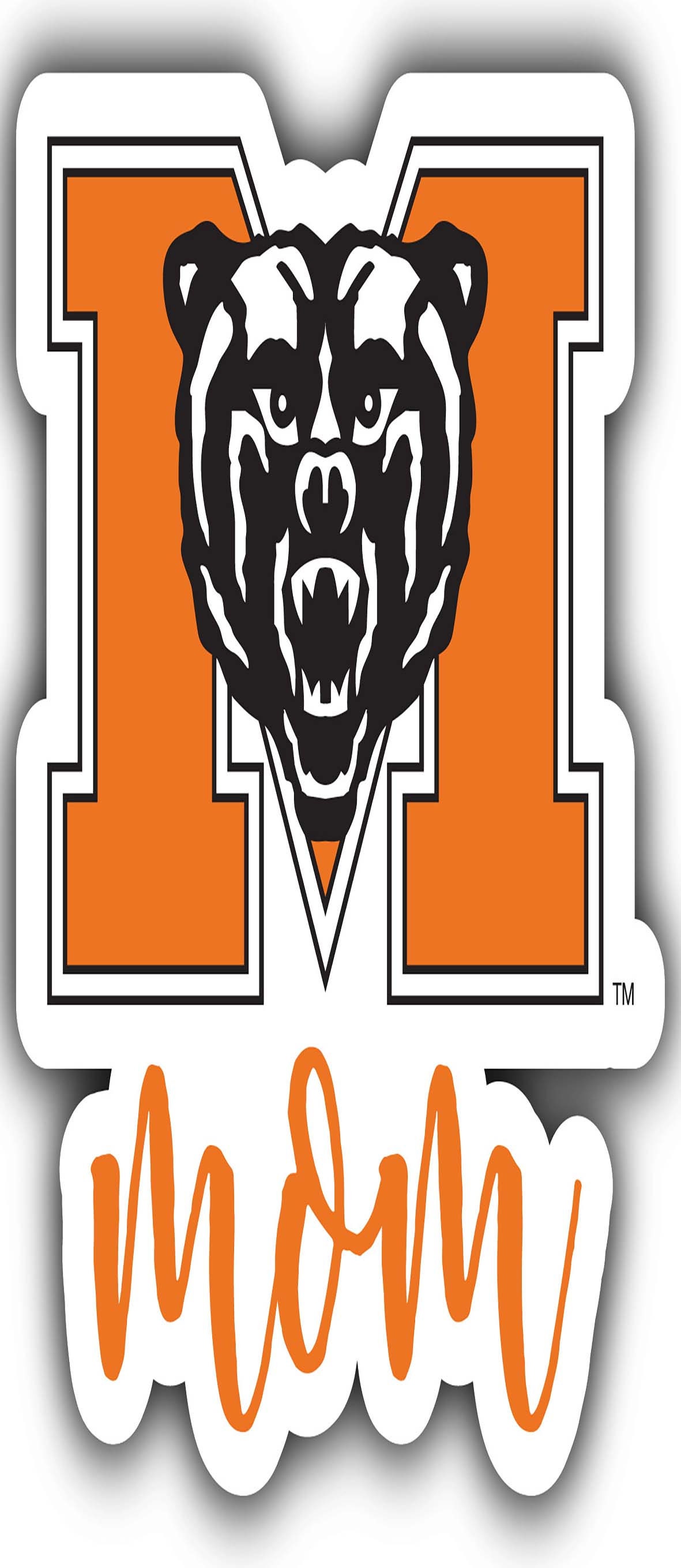 R and R Imports Mercer University Bears Vinyl Decal-NCAA State Shaped Sticker 