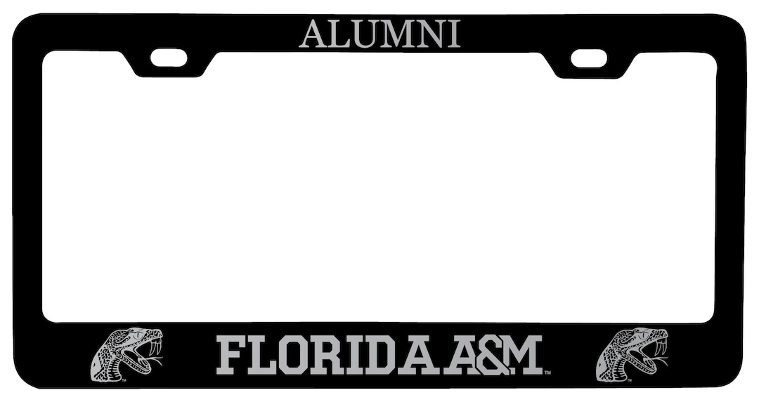 Monogram Rattler Florida A&M Rattlers Alumni Engraved Metal License Plate Frame ...