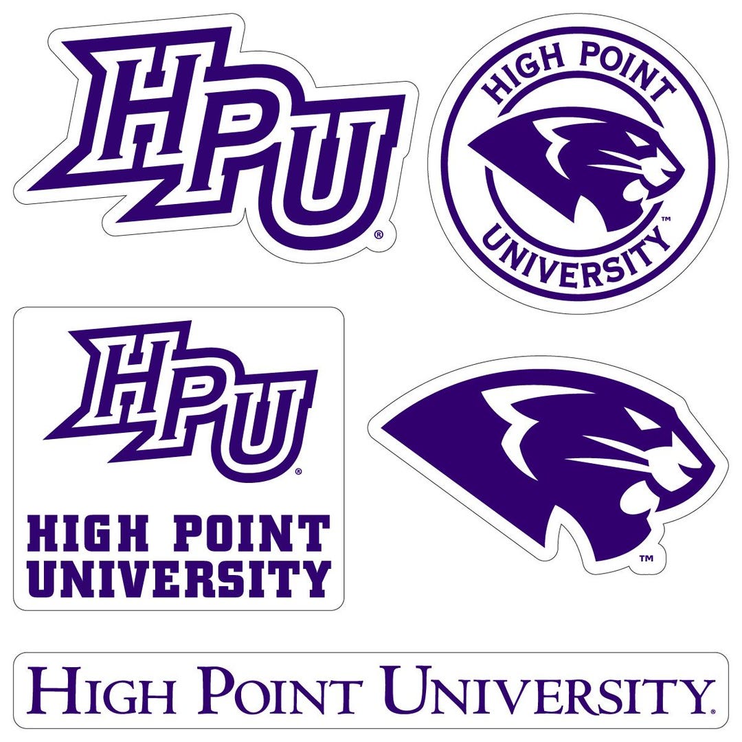 Hi Point Sticker High Point University Officially Licensed College Sticker Multipack ...