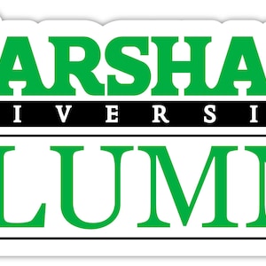 Marshall Thundering Herd 4-Inch Alumni - Sticker or Magnet Choice
