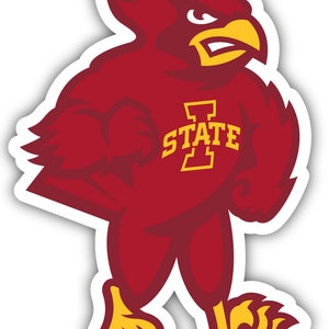 Iowa State Cyclones Officially Licensed Vinyl Sticker - Multiple Sizes Available