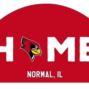 Illinois State Redbirds Wood Sign with String