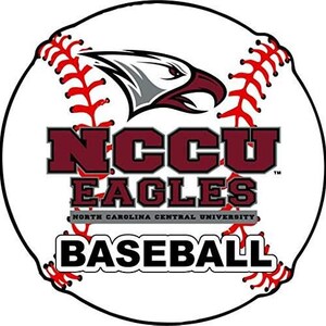 Adhesivo de vinilo de 4 pulgadas con diseño de pelota de los North Carolina Central Eagles (varios deportes disponibles) imagen 1