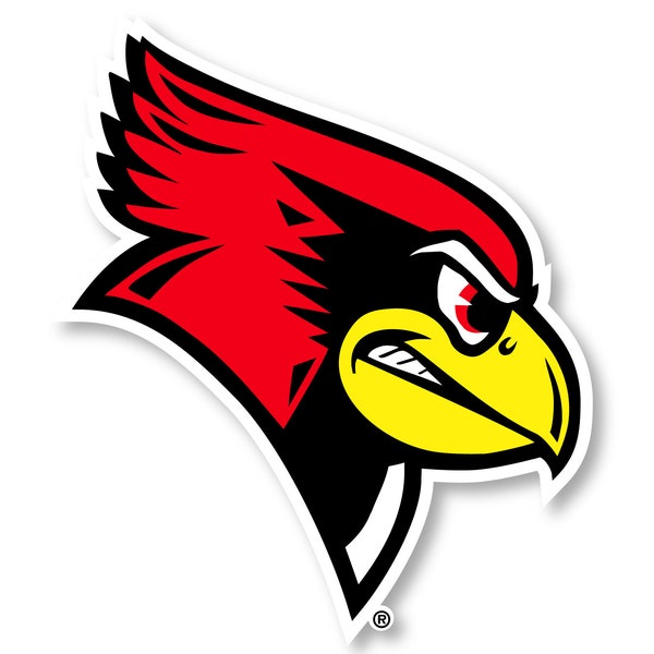 ILLINOIS STATE REDBIRDS Collegiate Swirly Metal Wind Spinner | SWEN
