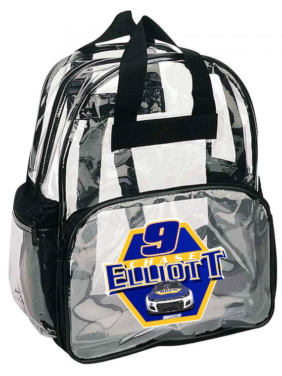 Nascar clear backpack hotsell