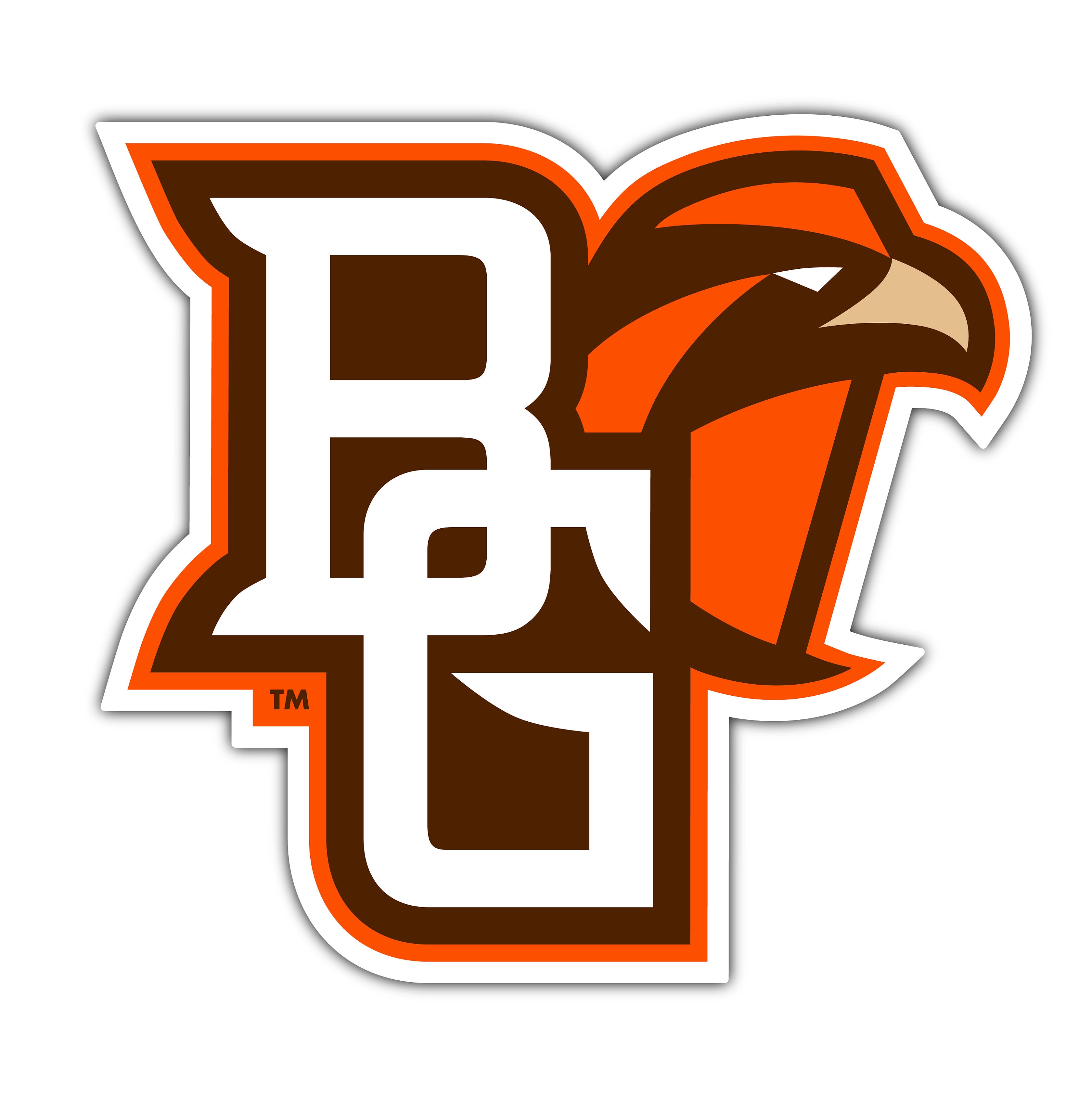 Bowling Green Falcons Vinyl Mascot Decal Sticker Officially Licensed