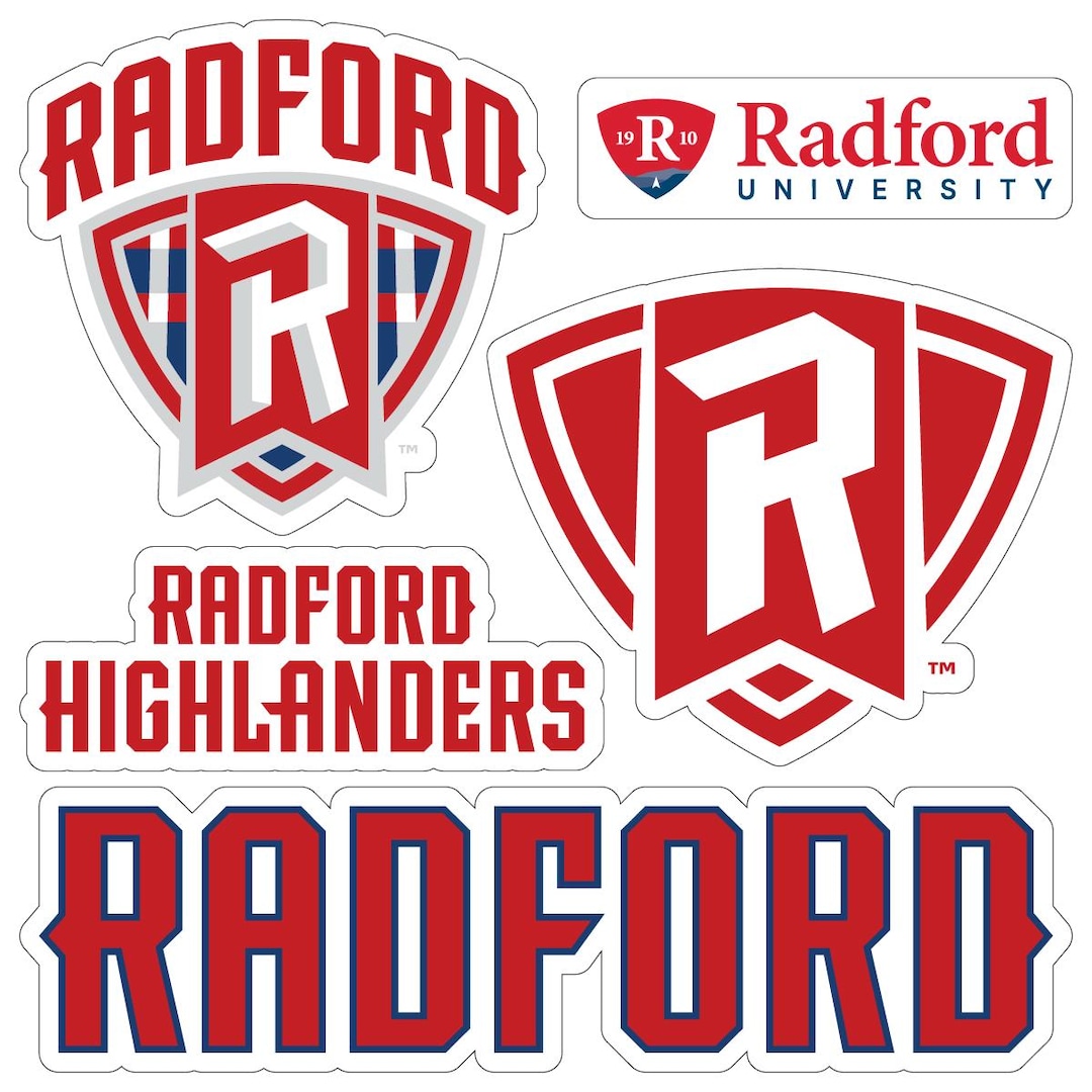 Radford University Highlanders Officially Licensed College Sticker ...
