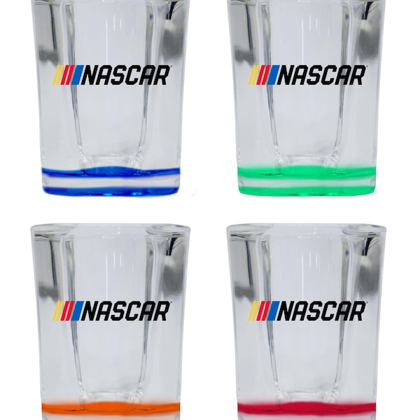 NASCAR Officially Licensed 2 oz Square Shot Glass - Choice of Color