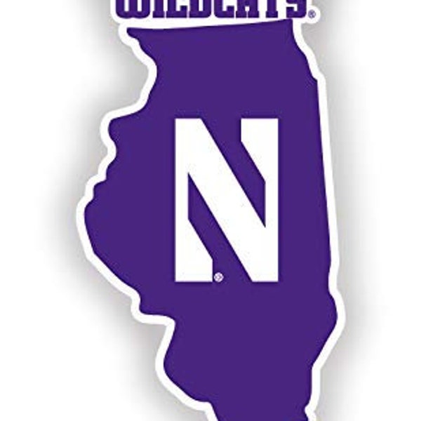 Northwestern Wildcats Stickers Etsy