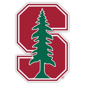 Stanford University Cardinal Vinyl Mascot Decal Sticker Officially Licensed
