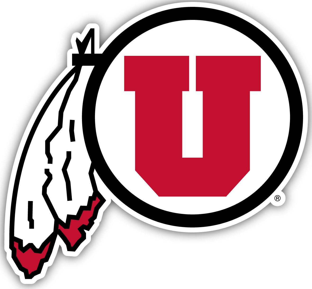 Utah Utes Officially Licensed Vinyl Sticker - Multiple Sizes Available