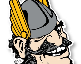 Idaho Vandals Vinyl Mascot Decal Sticker Officially Licensed