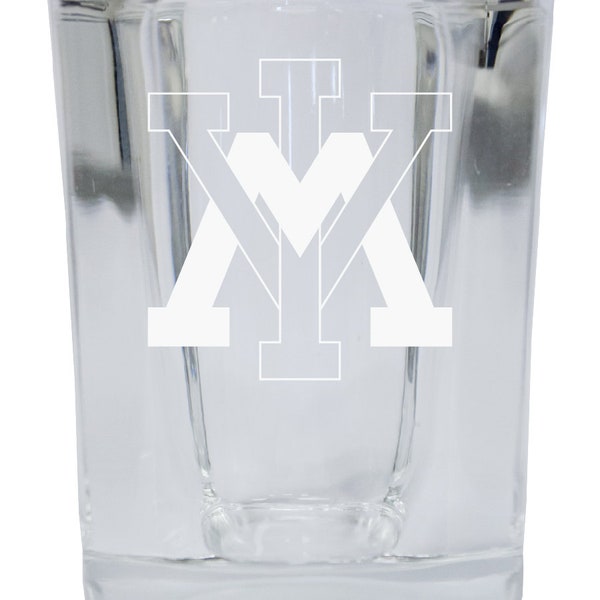 Virginia Military Institute VMI Keydets 2 Ounce Engraved Square Shot Glass Laser Etched