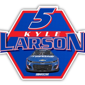 Kyle Larson #5 NASCAR Sticker - Officially Licensed Decal