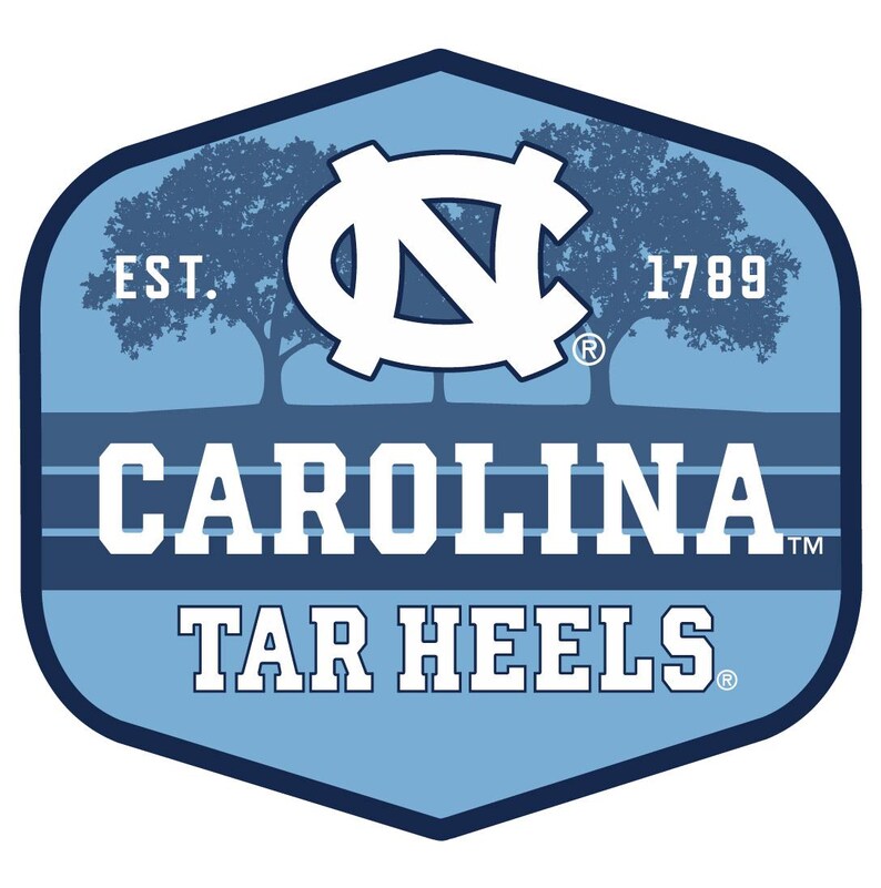 UNC Tar Heels Scenic Background Vinyl Sticker/Magnet - Officially Licensed image 1