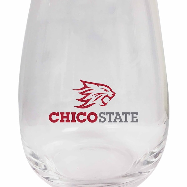 California State University, Chico 15 oz Stemless Wine Glass