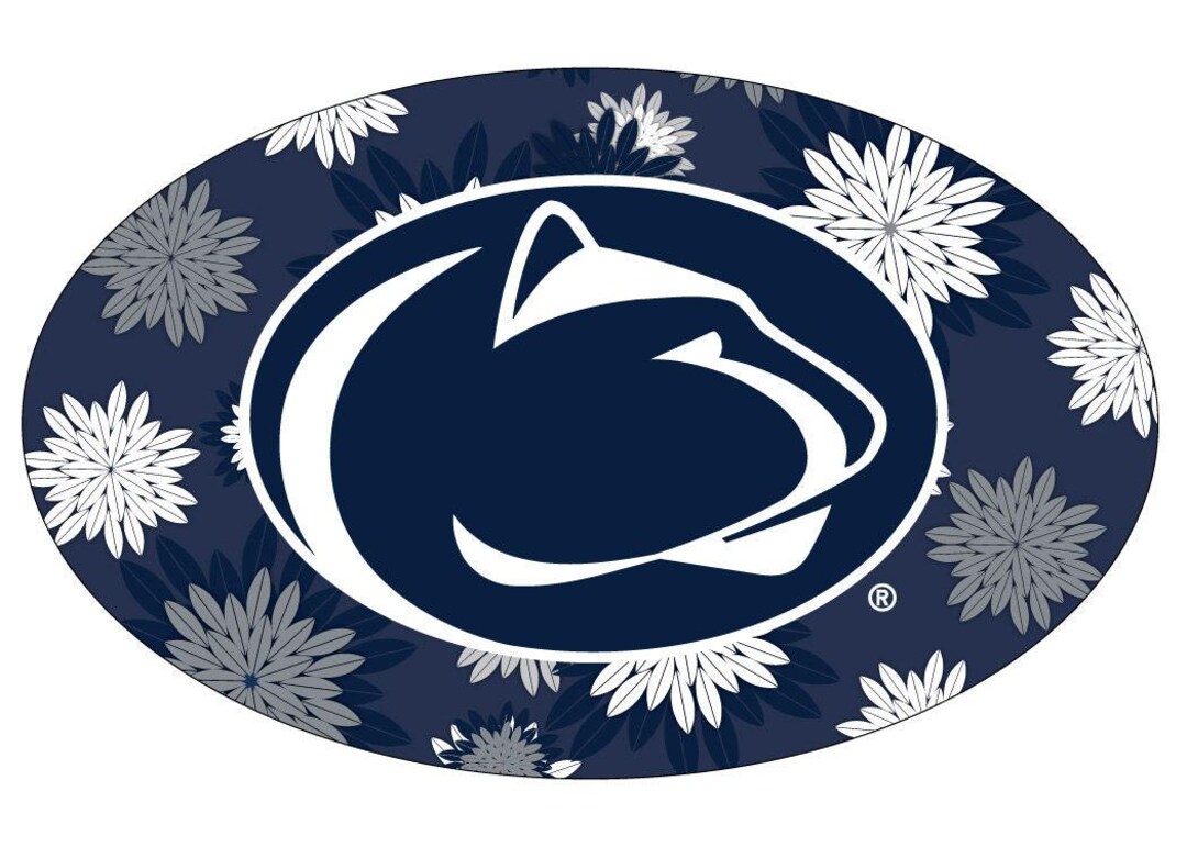 Penn State Nittany Lions Pattern Oval Magnet - Etsy