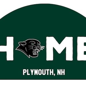 Plymouth State University Wood Sign with String
