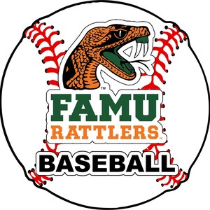 Florida A&M Rattlers 4-Inch Vinyl Sticker Ball Design - Multiple Sports Available