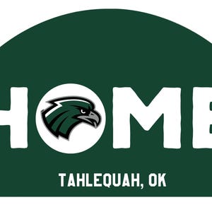 Northeastern State University Riverhawks Wood Sign with String