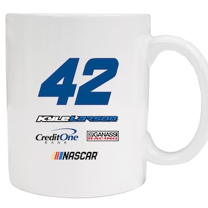Kyle Larson #5 NASCAR Ceramic Coffee Mug
