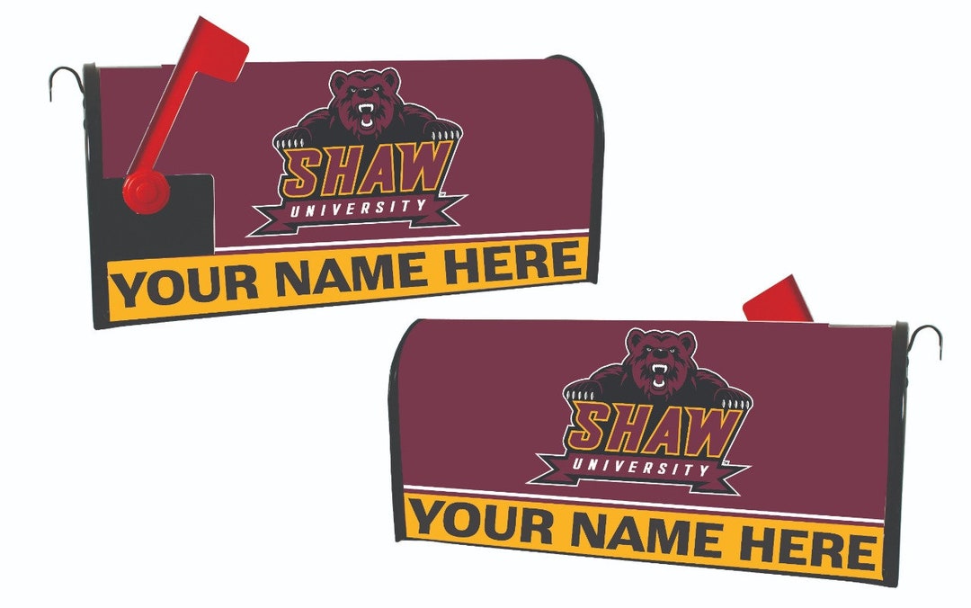 Personalized Customizable Shaw University Bears Mailbox Cover Etsy