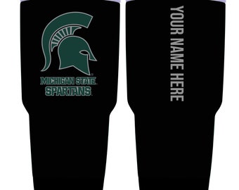 Personalized Michigan State Spartans 24 oz Insulated Stainless Steel Tumbler with Engraved Name