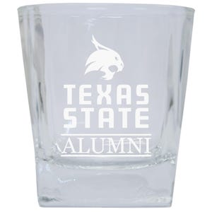 Texas State Bobcats Alumni 10 oz Shooter Glass Etched