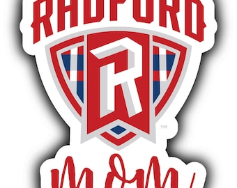 Radford University Highlanders 4-Inch Decorative Magnet or Sticker – Family Designs