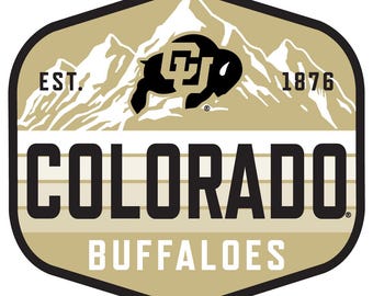 Colorado Buffaloes Scenic Background Vinyl Sticker/Magnet - Officially Licensed