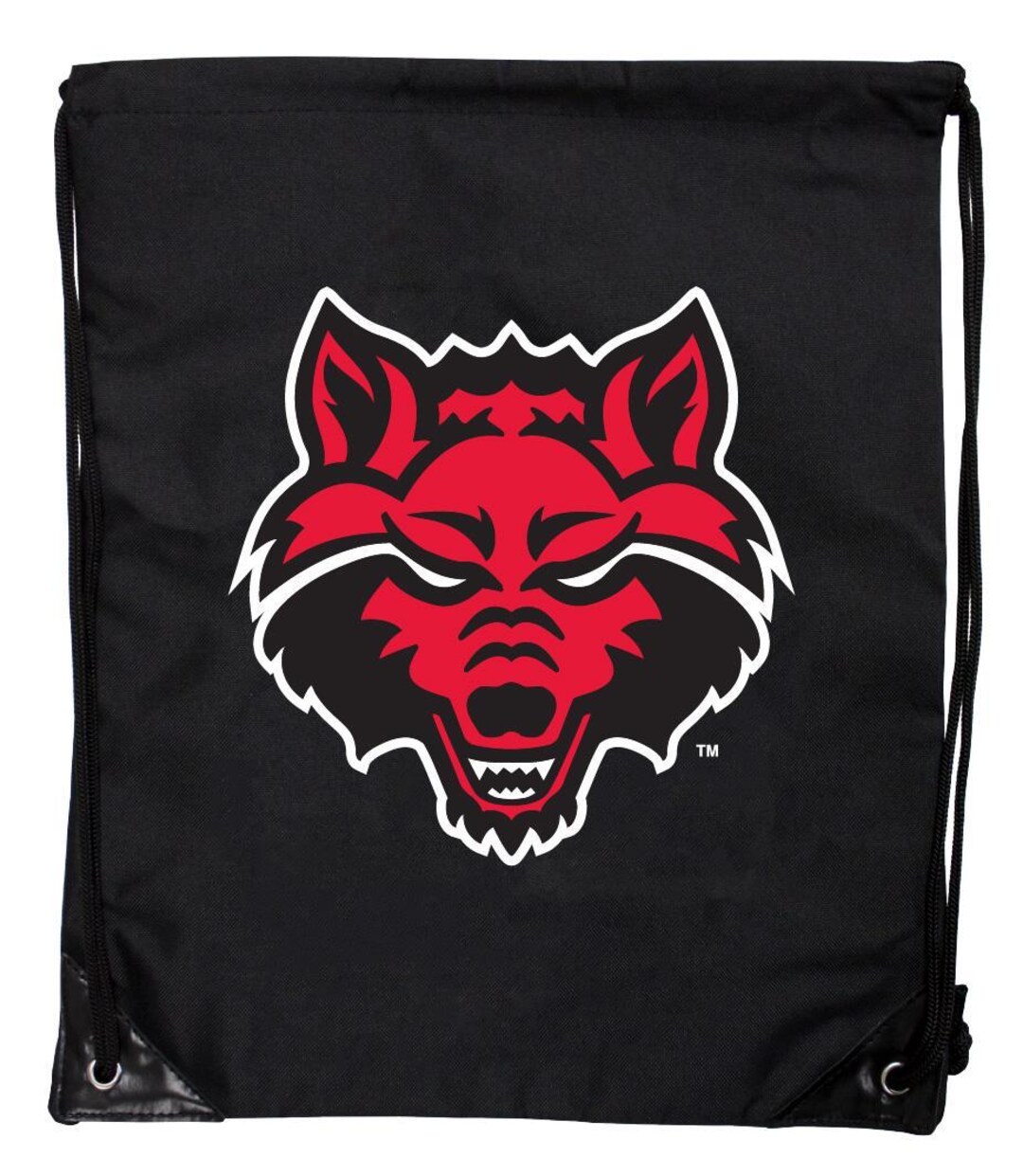 Arkansas State Officially Licensed Drawstring Backpack - Cinch Bag With ...