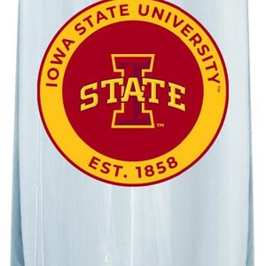 Iowa State Cyclones 10oz Stemless Champagne Flute Officially Licensed Collegiate Product