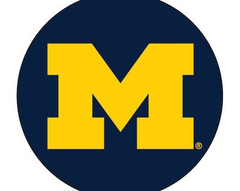 Michigan Wolverines NCAA Collegiate 3-Inch Round Magnet