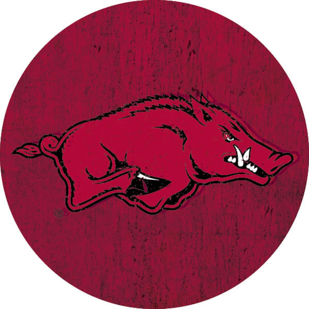 Arkansas Razorbacks NCAA Collegiate 4-inch Round Sticker - Multiple ...